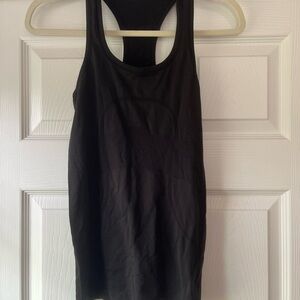 lululemon athletica Black Racerback Seamless Tank